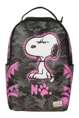 Snoopy Pink Stencil Dlxsv Ryggsäck