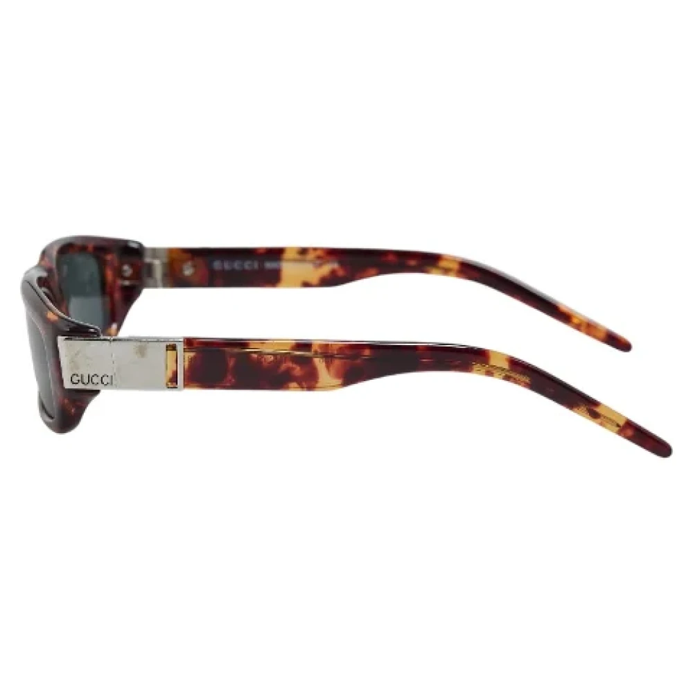Gucci Vintage Pre-owned Plastic sunglasses Brown Dames