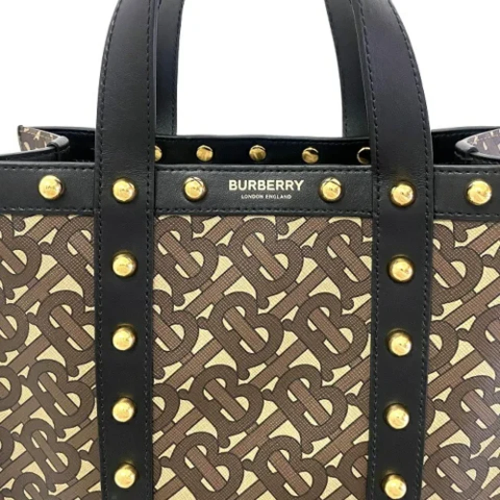 Burberry Vintage Pre-owned Fabric handbags Brown Dames