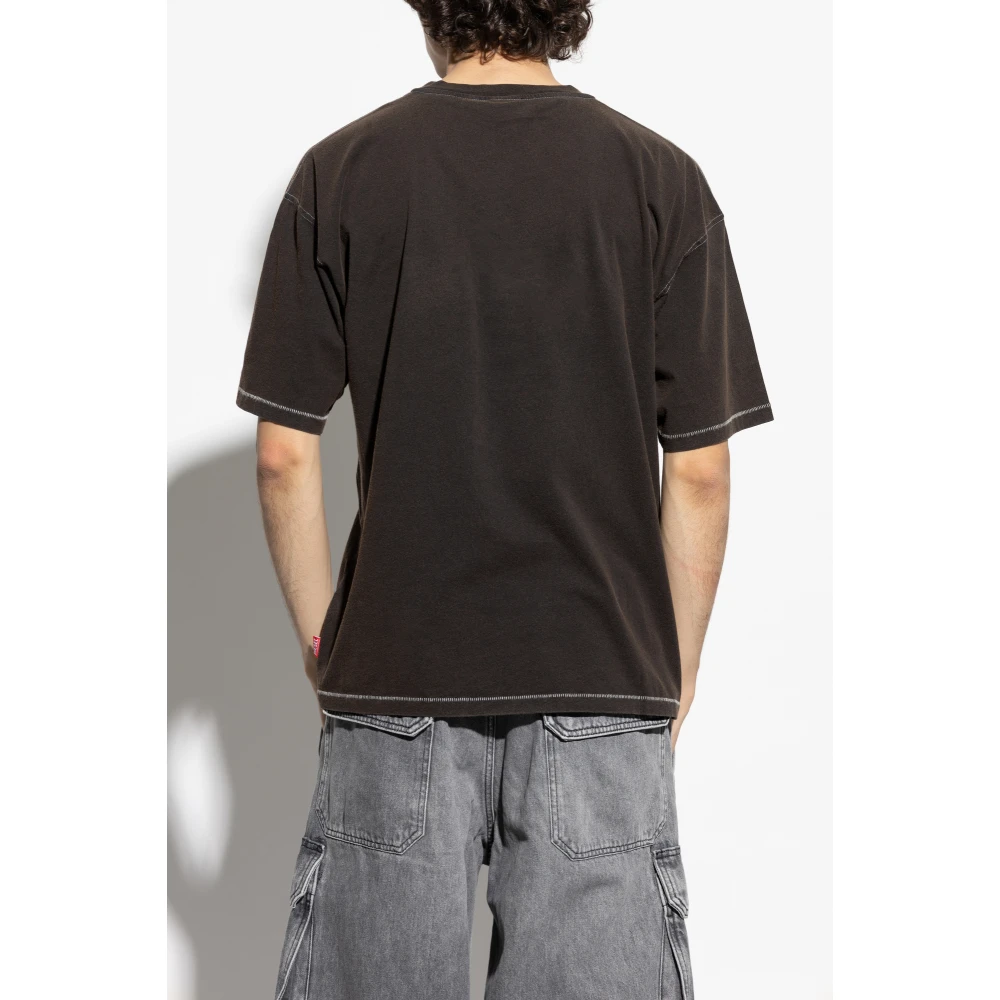 Diesel T-shirt T-Boxt-R4 Black Dames