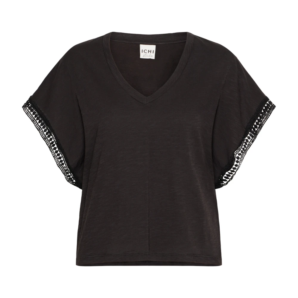 Ichi - Tops > T-Shirts - Black - Ichi - Modalova