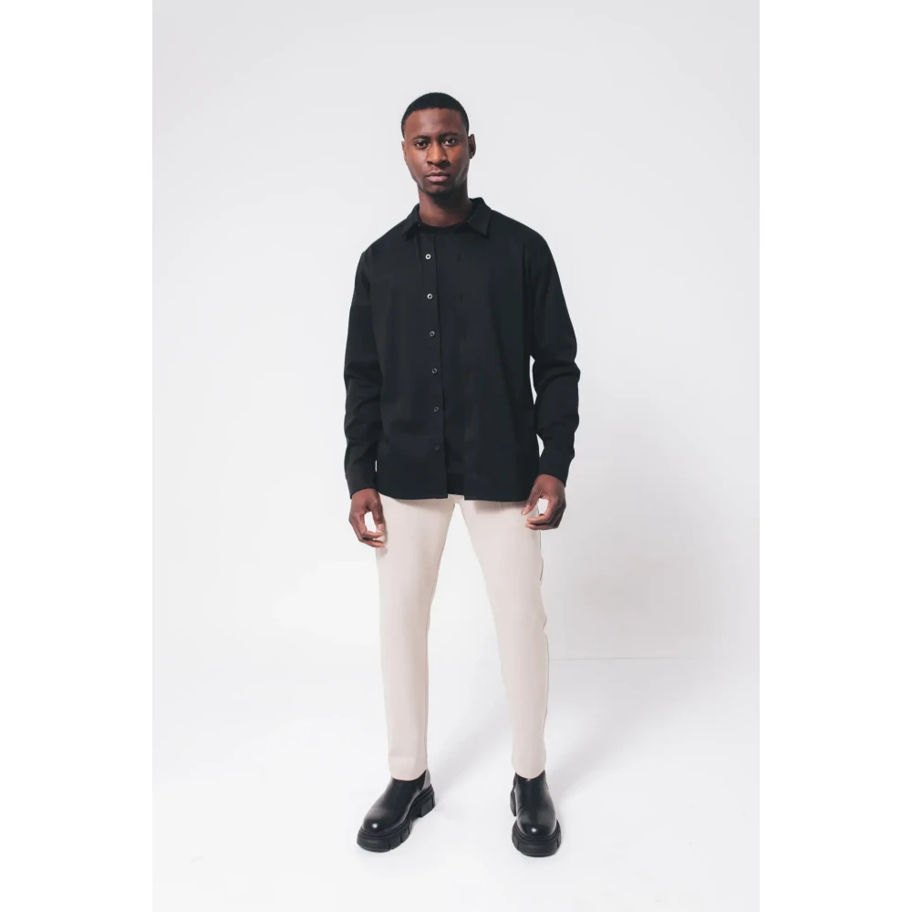 Aeden Zwarte Marley Shirt Black Heren