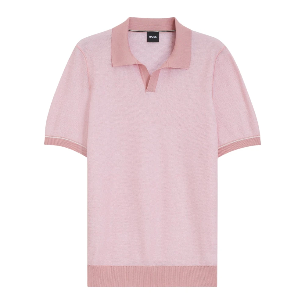 Hugo Men's Pink Polo Shirts, Xl, H-Narciso Polo