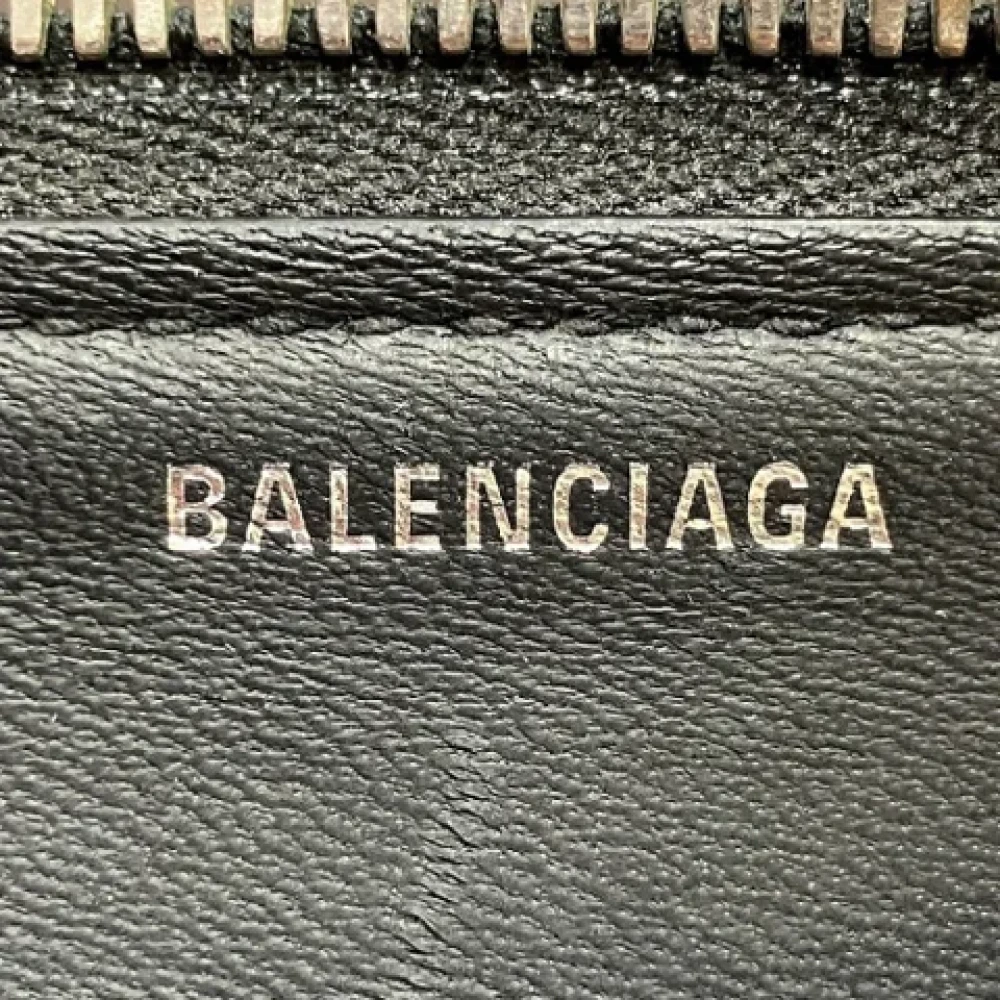 Balenciaga Vintage Pre-owned Leather wallets Black Heren