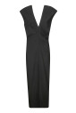 v-neck-long-dress-with-invisible-zip