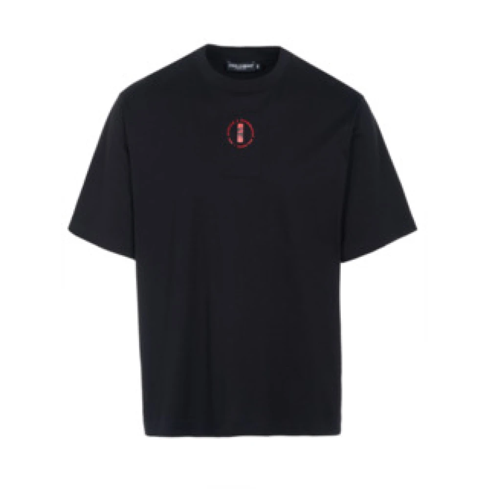 Dolce & Gabbana Black T-Shirts, Male, Xs, Classic T-Shirt For Everyday Wear