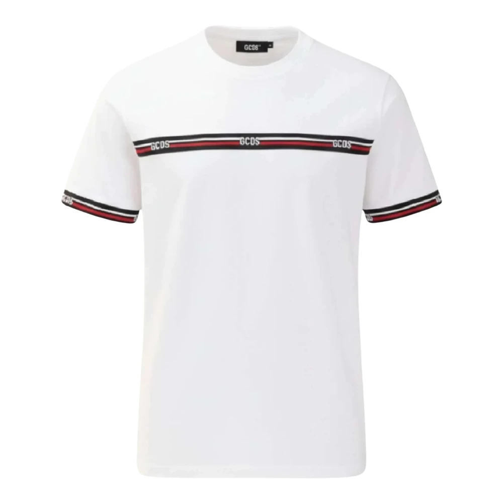 Gcds White Short Sleeve T-Shirts - Male - T-Shirts - Xs - Tops