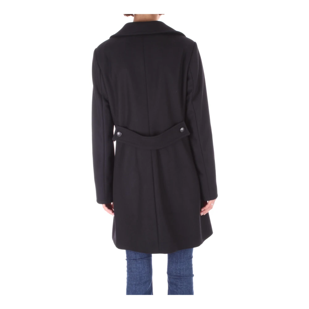 Fay Enkelrijig Jas Black Dames