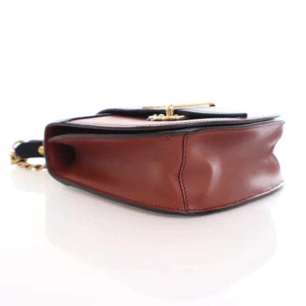 Prada Vintage Pre-owned Leather prada-bags Brown Dames