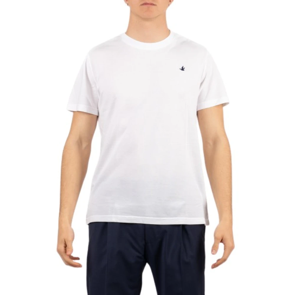 Brooksfield Mannelijk Wit Tops Heren, M, Long Sleeve Tops