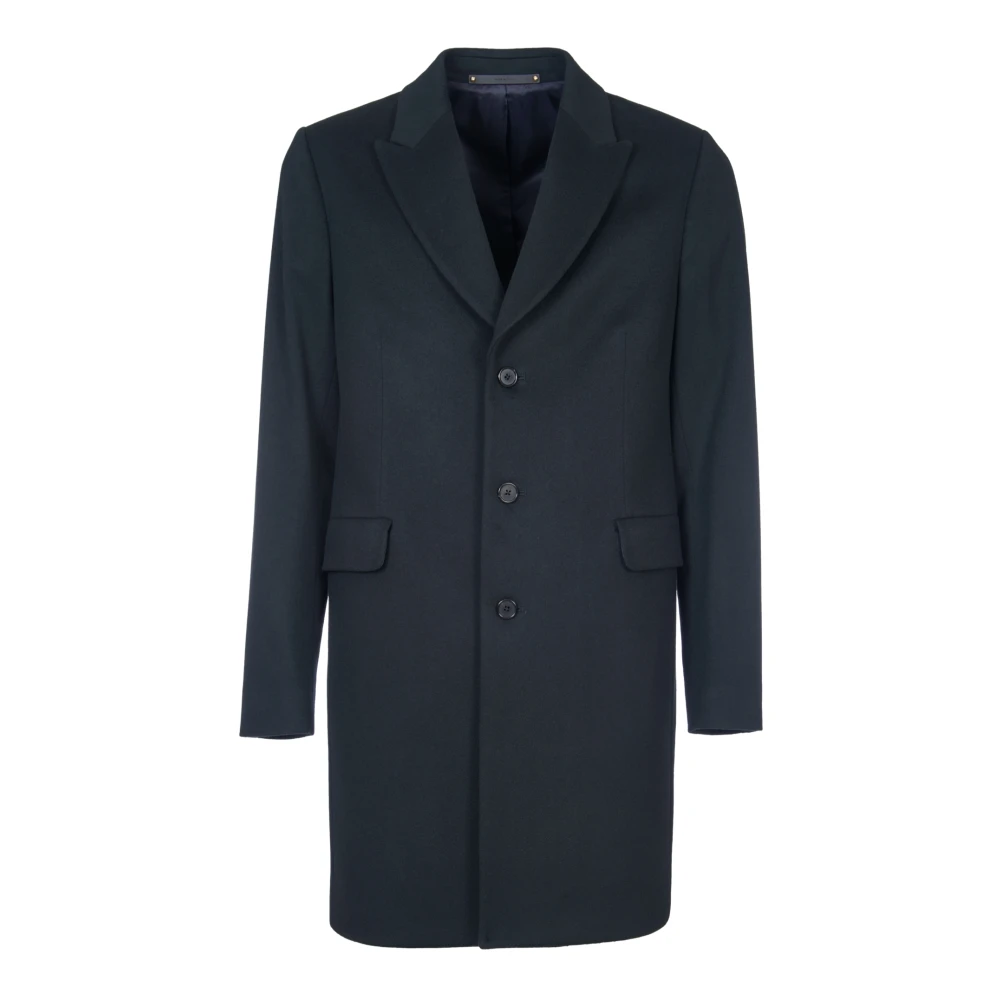PS By Paul Smith Groene Wol Kasjmier Jas Aw24 Green Heren