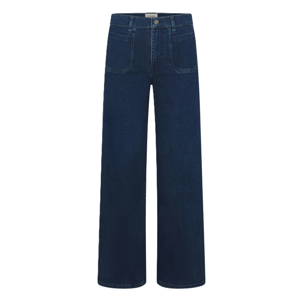Frame - Jeans > Wide Jeans - Blue - Frame - Modalova