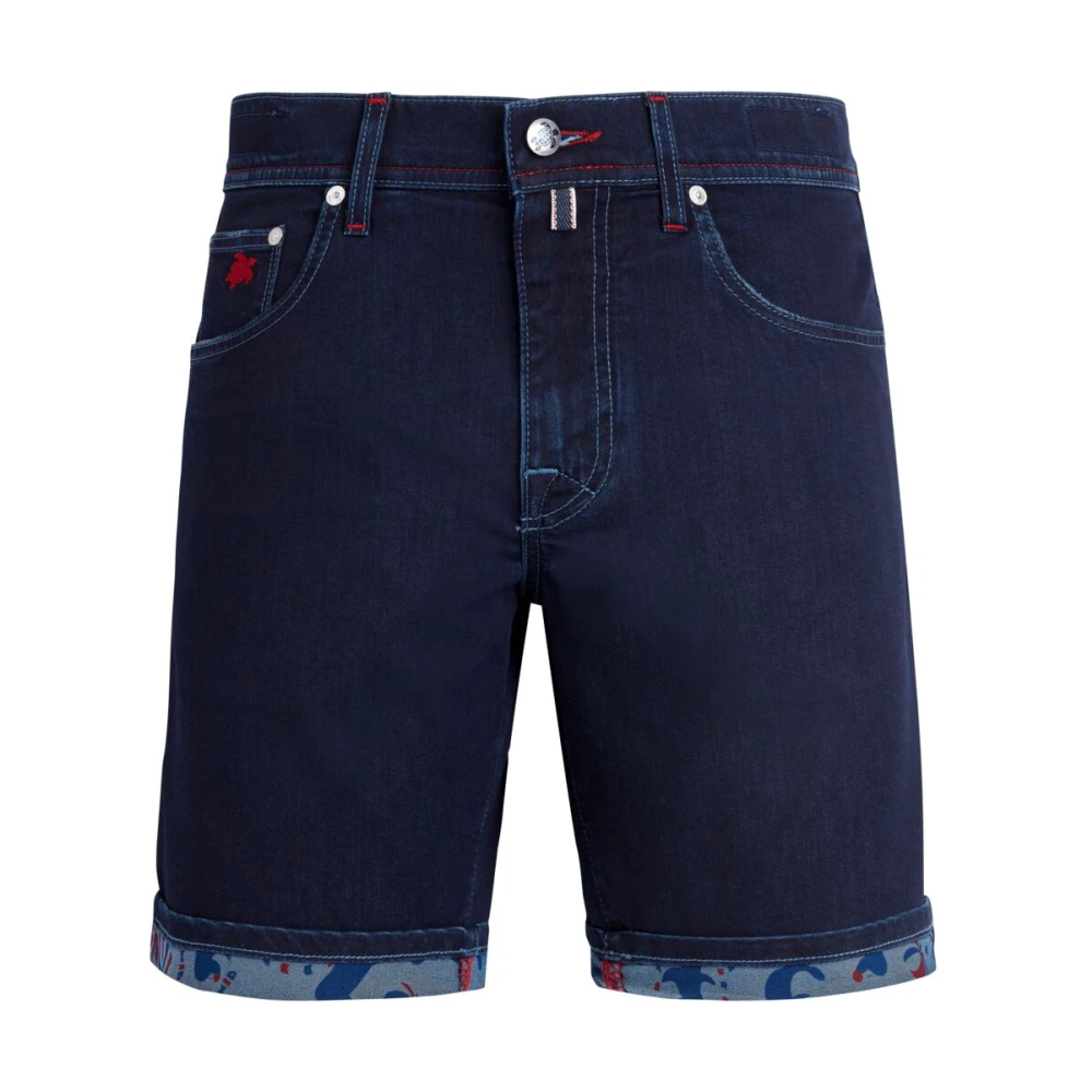 Vilebrequin Heren Circus Denim Bermuda Shorts Blue Heren