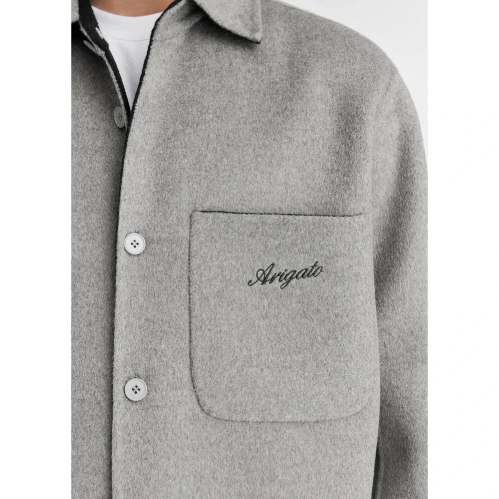 Axel Arigato Index Overshirt Gray Heren