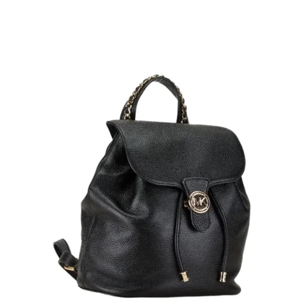 Michael Kors Pre-owned Leather backpacks Black Dames