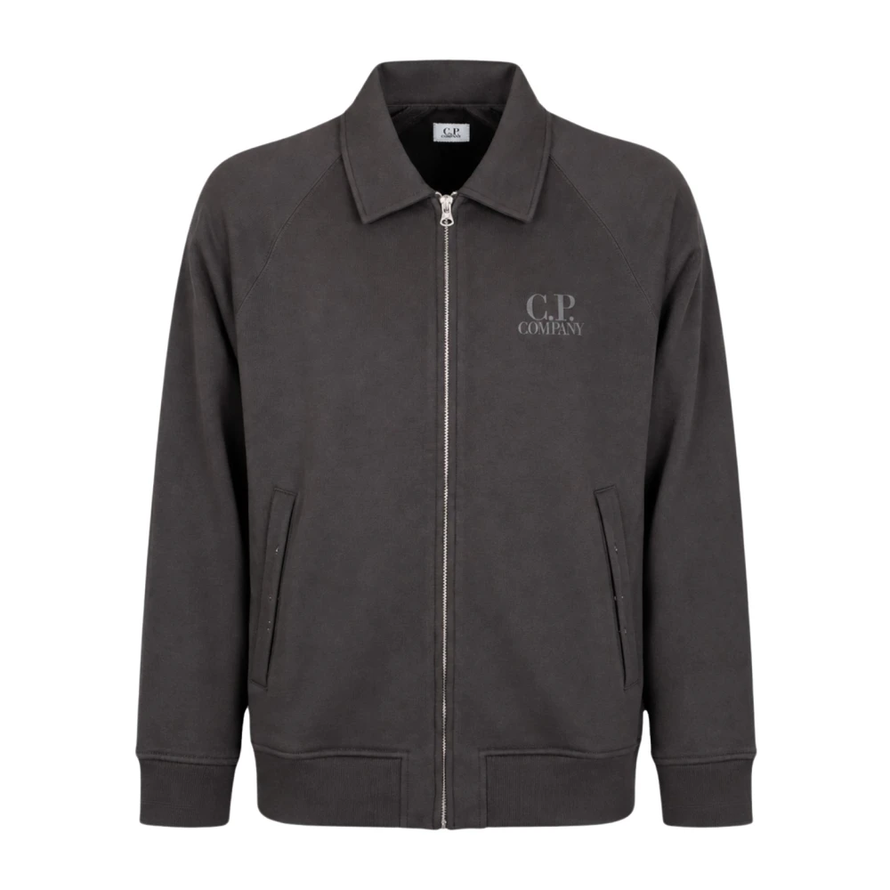 C.p. Company Jumpers - Male - Zip-Throughs - Black - M - Sweatshirts & Hoodies