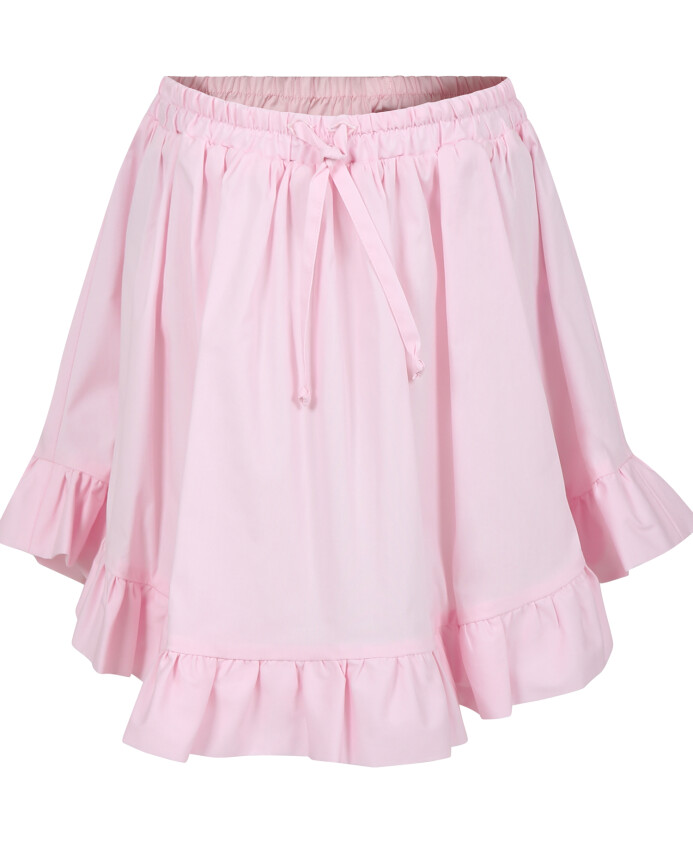 pink-ruffle-skirt-with-logo-embroidery