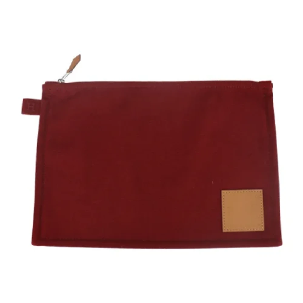 Hermès Vintage Pre-owned Fabric pouches Brown Dames