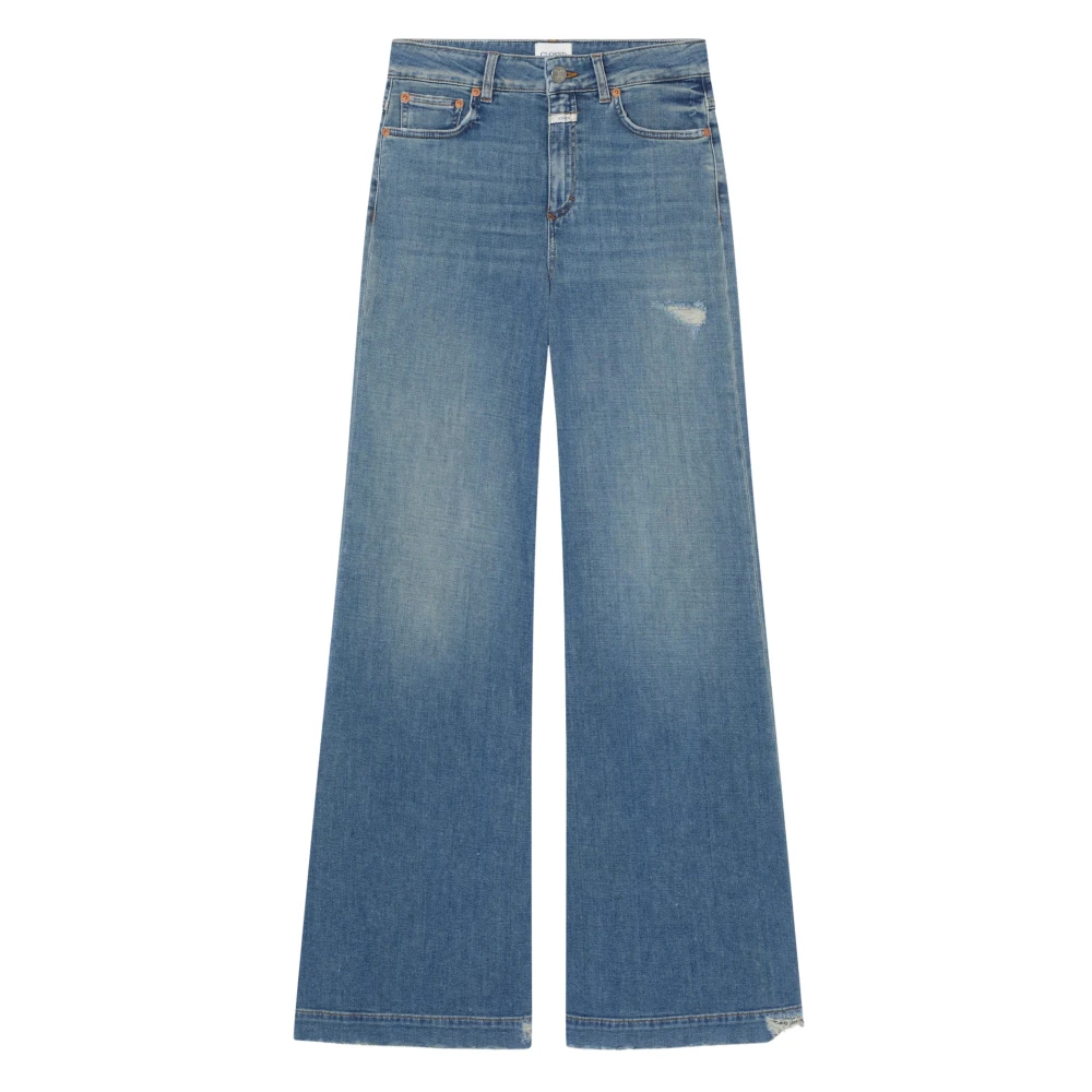 Closed Women's Blue Glow Up Jeans - Wide Jeans - W31 L32 - Jeans