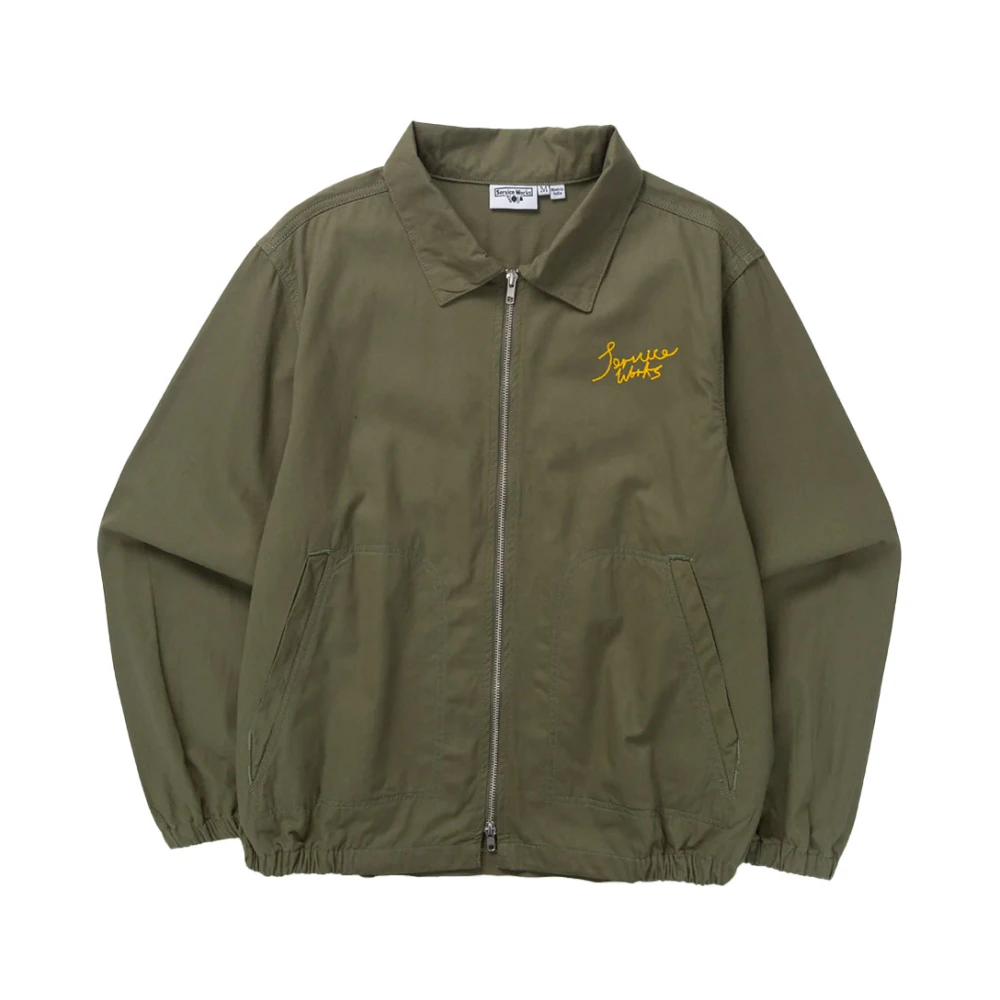 Service Works Grön Twill Work Jacket