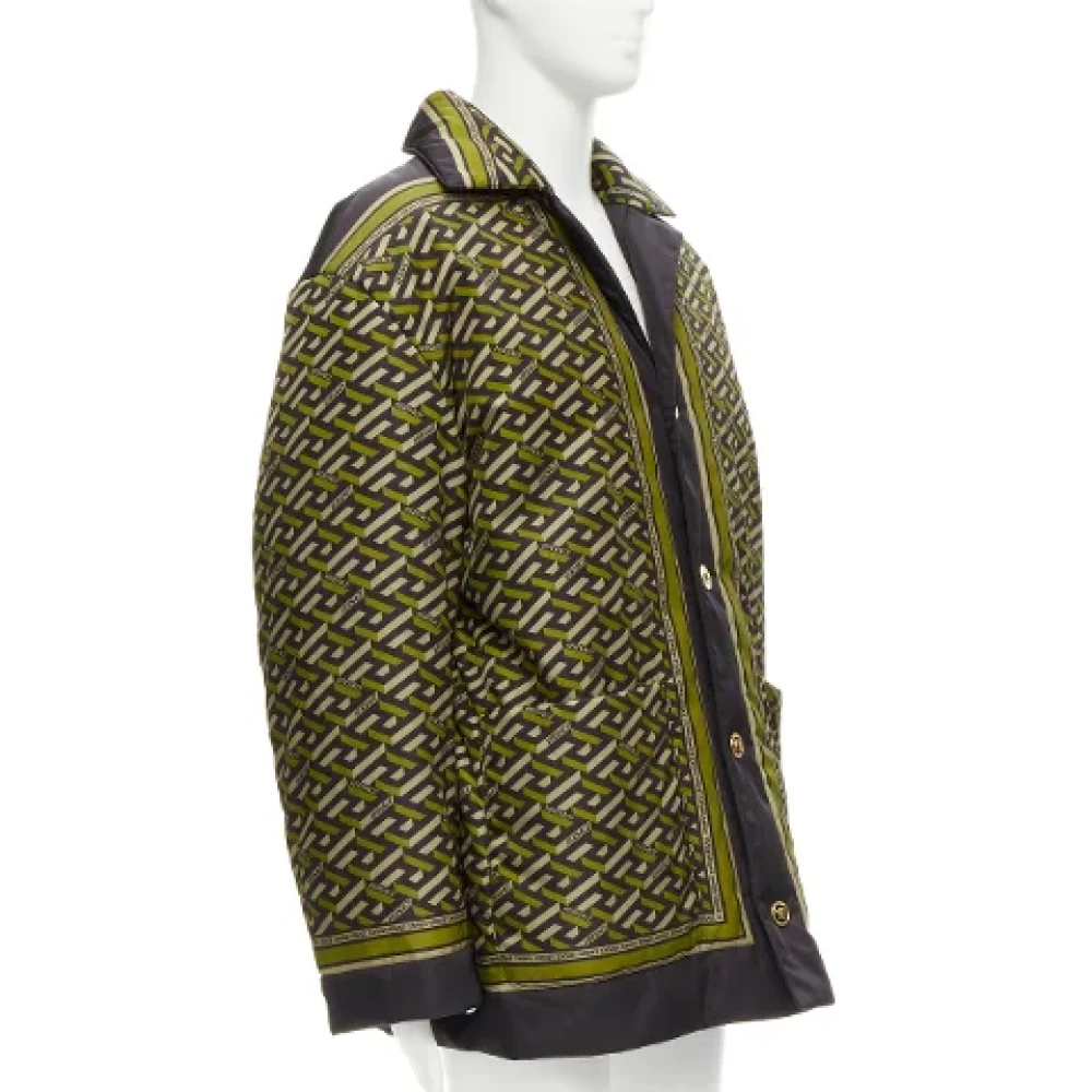 Versace Pre-owned Fabric outerwear Green Dames