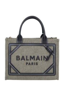 sac-a-main-en-toile-kaki-noir