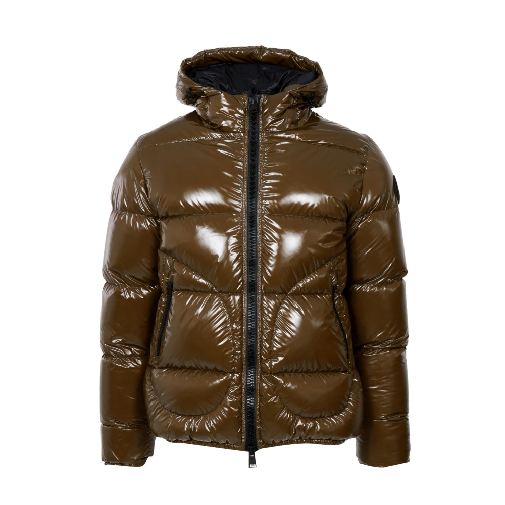 Herno Herr Grön Jackor 2XL, Nylon, Gloss Nylon Down Jacket