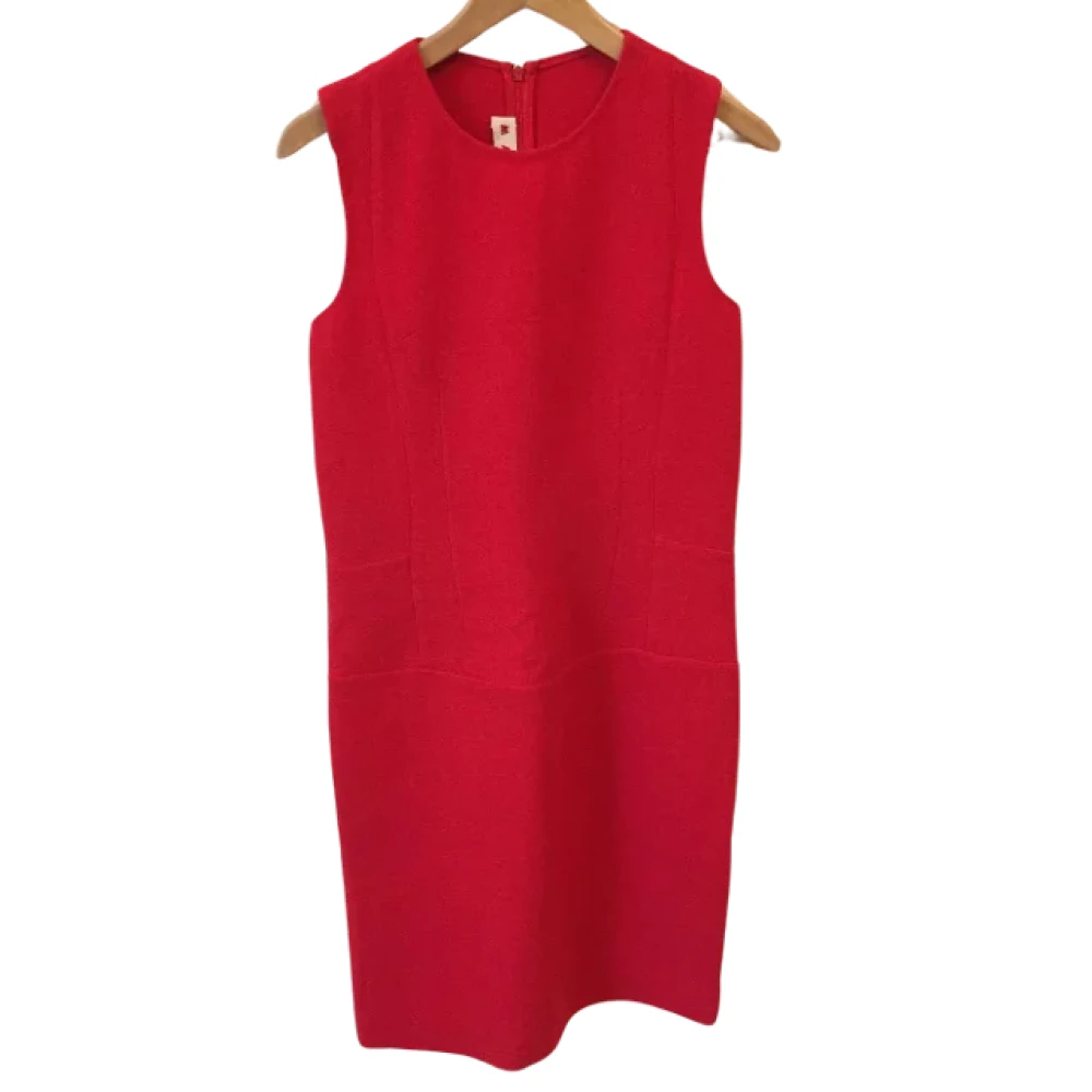 Marni Pre-owned Wool dresses Red Dames