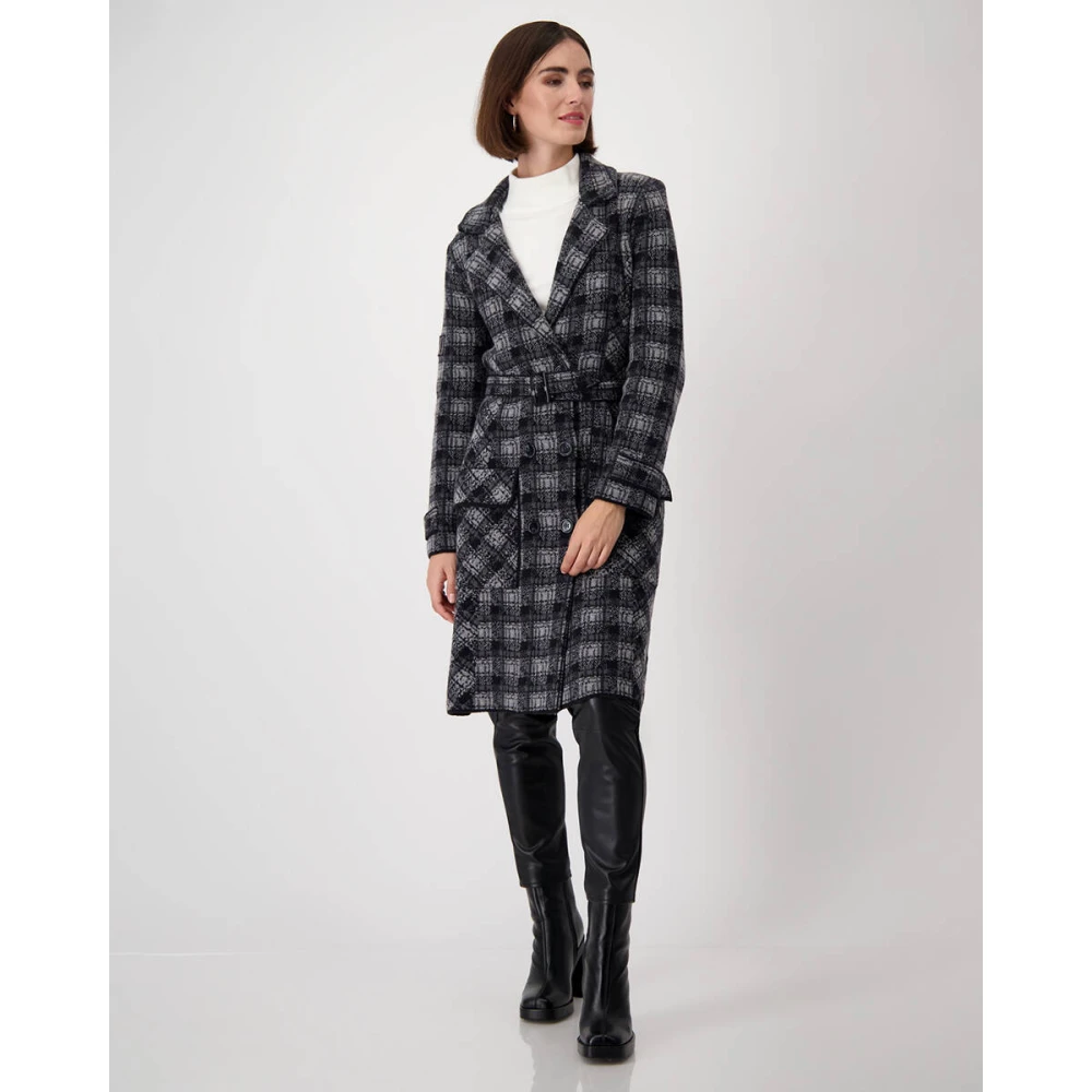 monari Gebreide Vest Black Dames