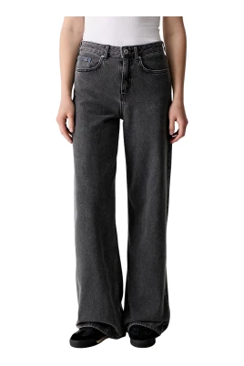 Logopatch Wide-Leg Jeans
