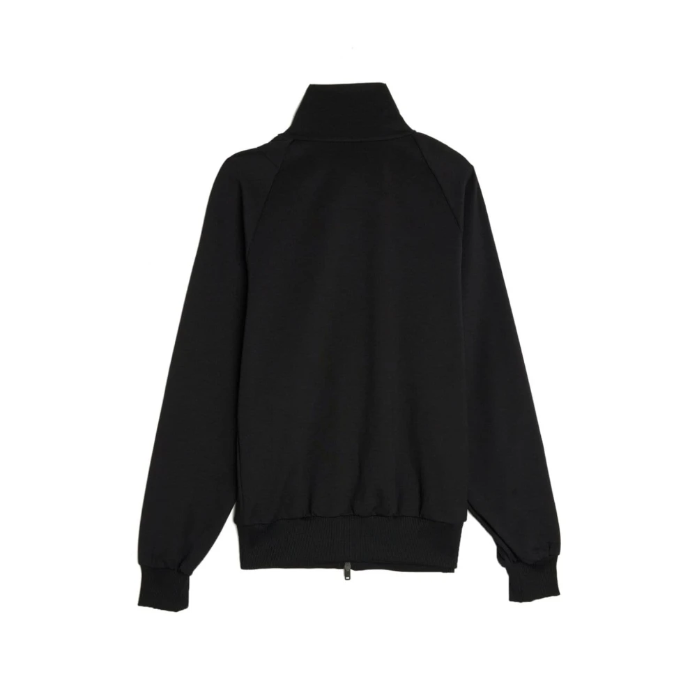 Y-3 Zwarte Sweater met 3-Stripes Logo Black Heren