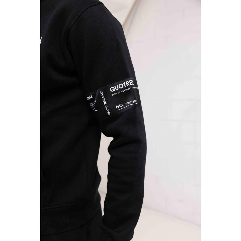 Quotrell Zwart Heren Trainingspak Hoodie Winter Black Heren