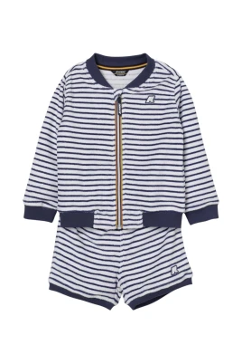 Striped Terry Cloth Tracksuit