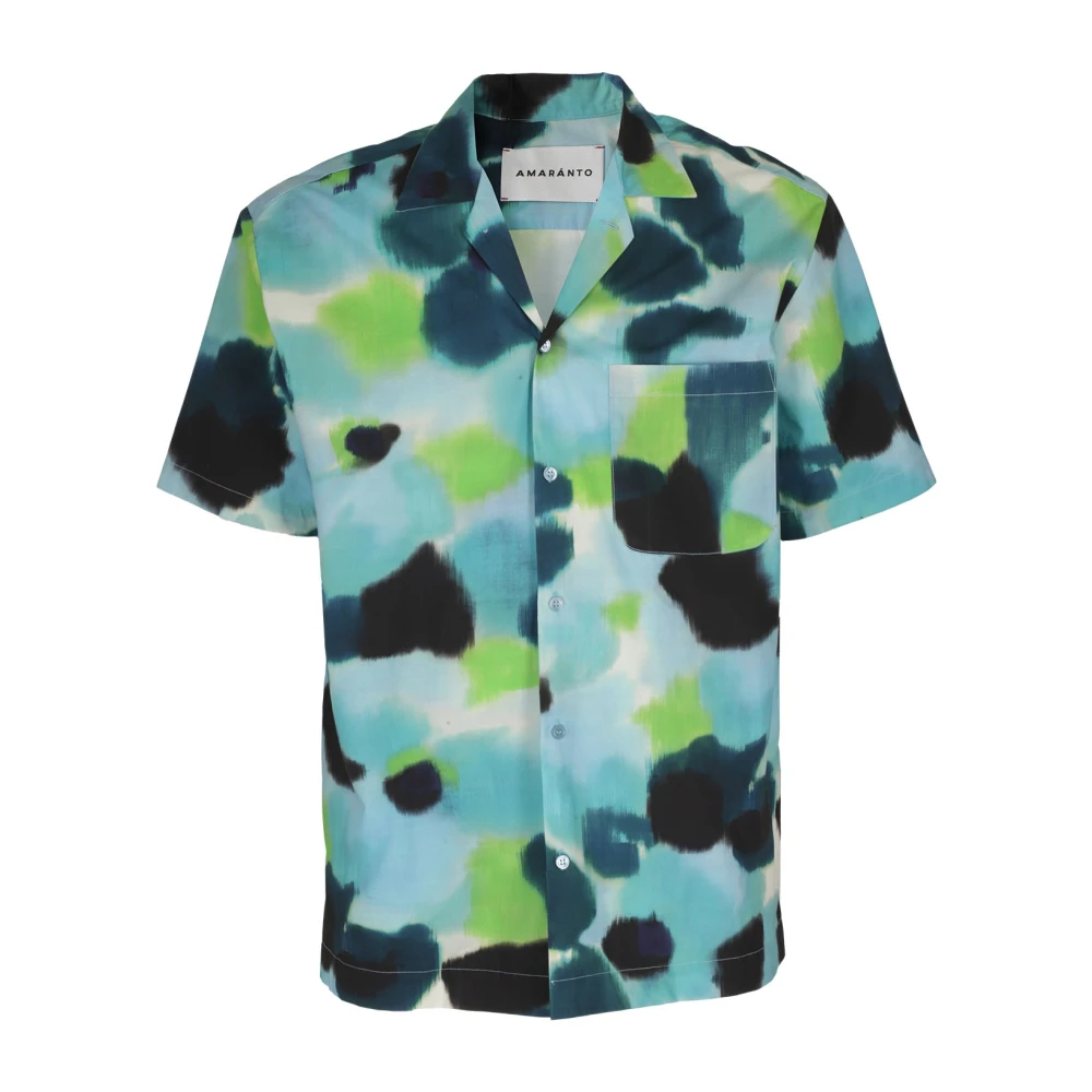 Amaránto Short Sleeve Shirts Multicolor Heren