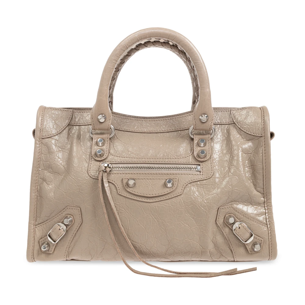 Balenciaga Handväska Le City Liten Beige, Dam