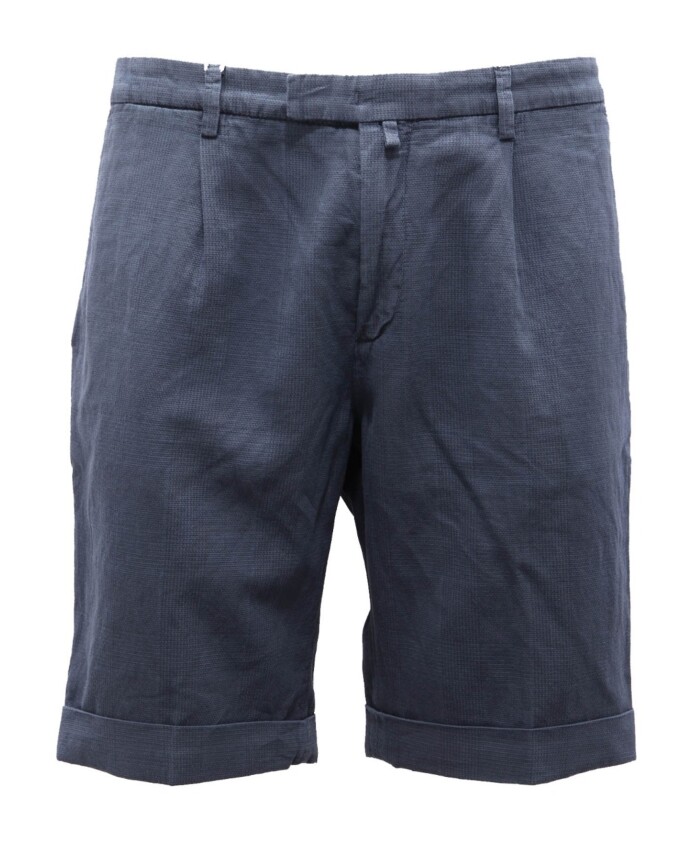shorts-en-coton-lin-texture-prince-de-galles