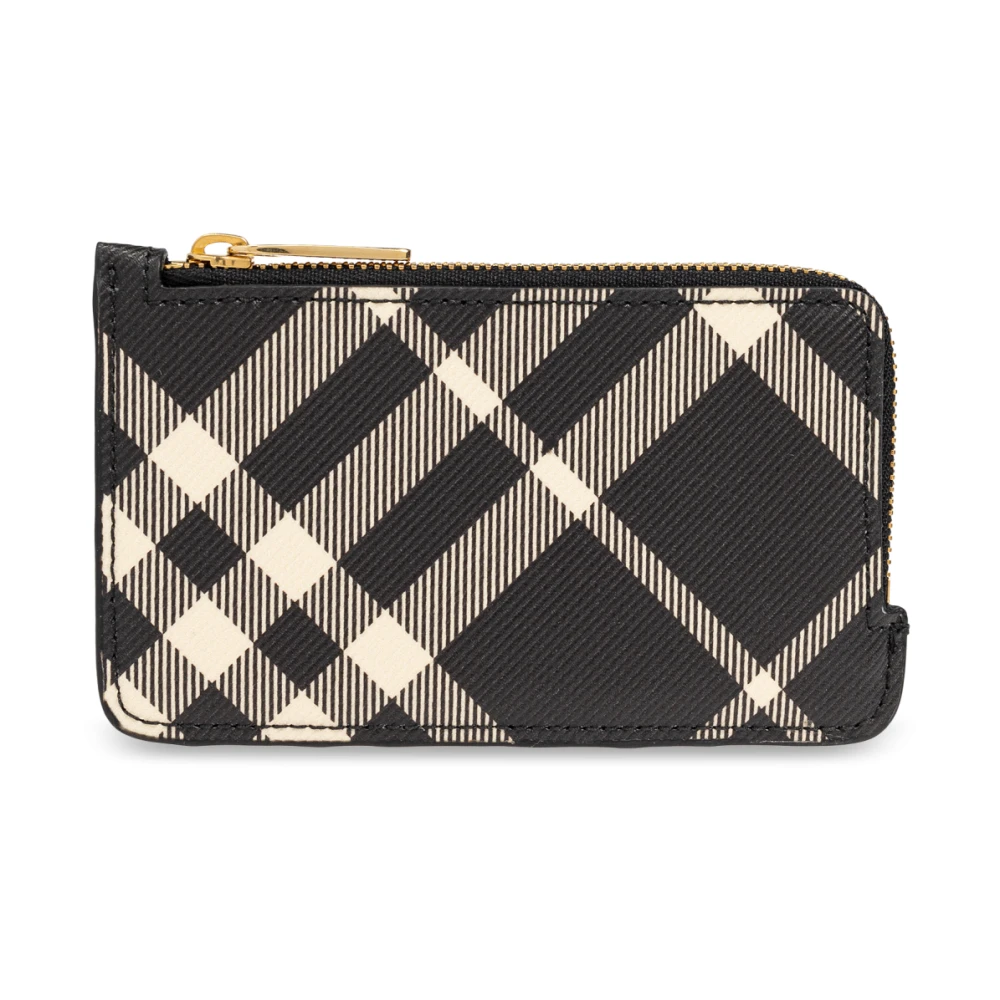 Burberry Check kaarthoes Black Dames