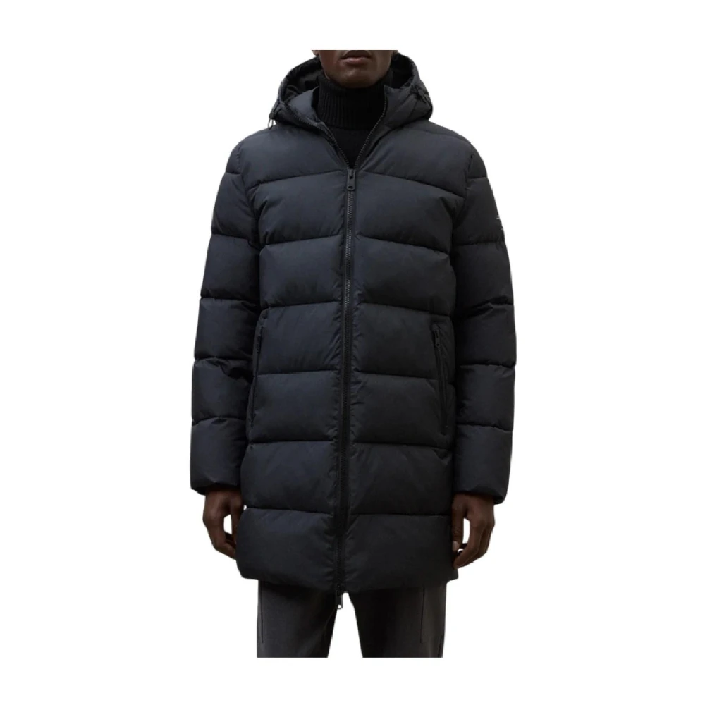 Ecoalf Men's Black Vintage Jacket - Parkas - S - Coats