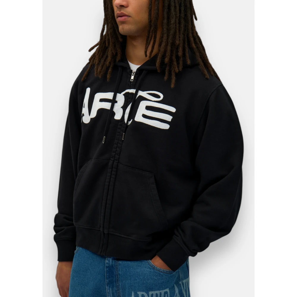 Arte Antwerp Energy Rits Hoodie Black Heren