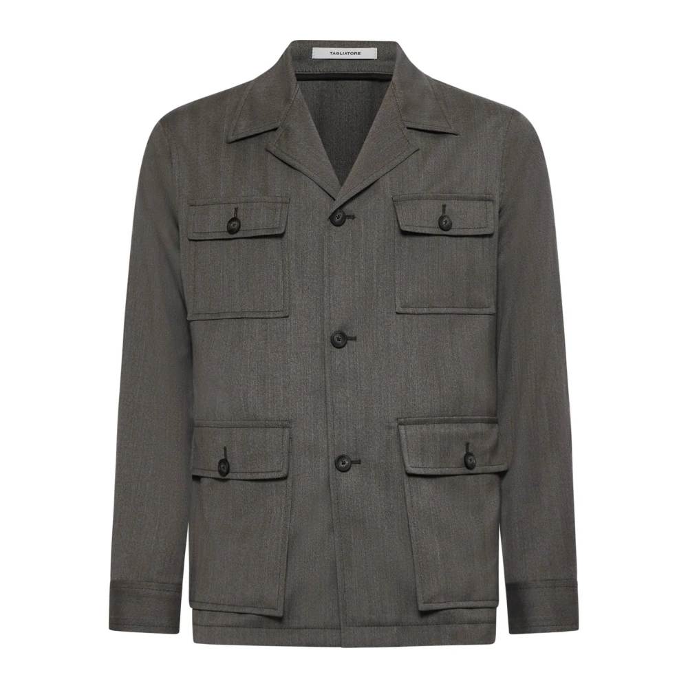 Tagliatore Bruine wollen veldjas Brown Heren