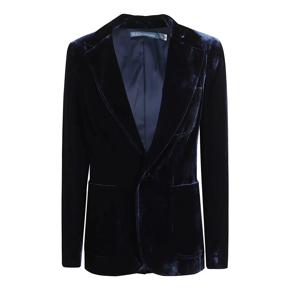 Polo Ralph Lauren Blauwe Blazer voor Vrouwen Aw24 Blue Dames