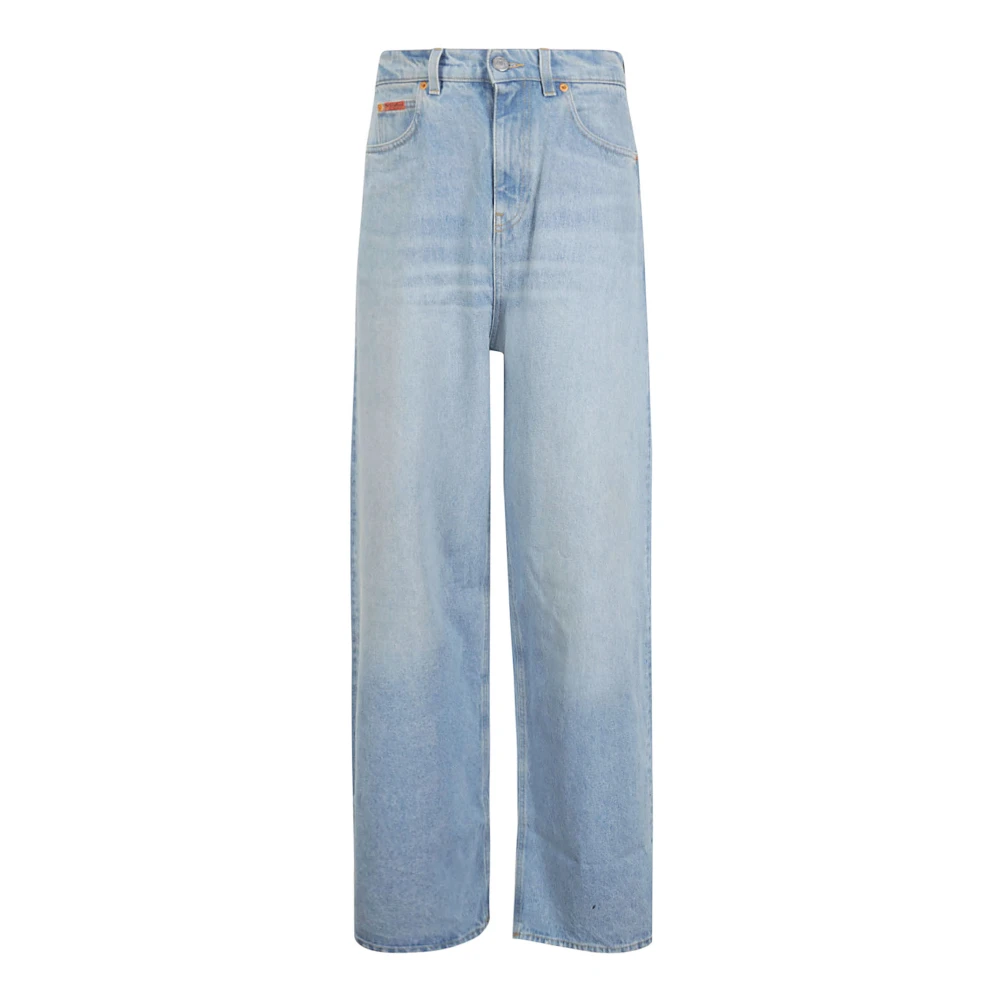 Martine Rose Straight Jeans Blue Dames