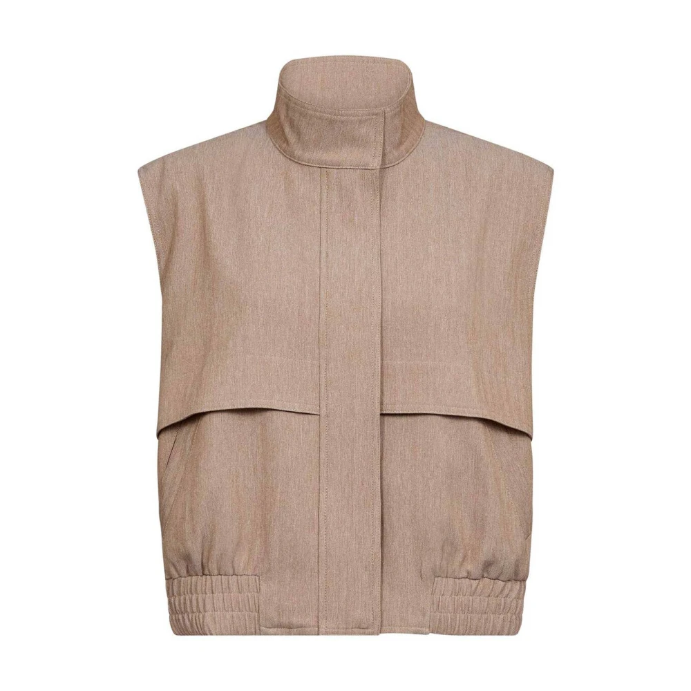 Co'couture Beige Marlocc Vest - Female - Waistcoats - M - Jackets