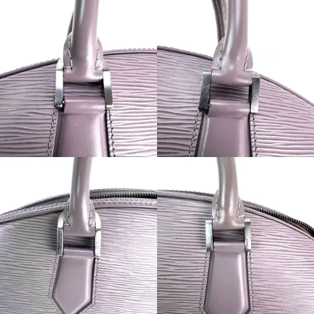 Louis Vuitton Vintage Pre-owned Leather handbags Gray Dames