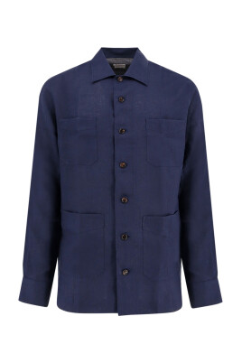 blue-linen-shirt-classic-style