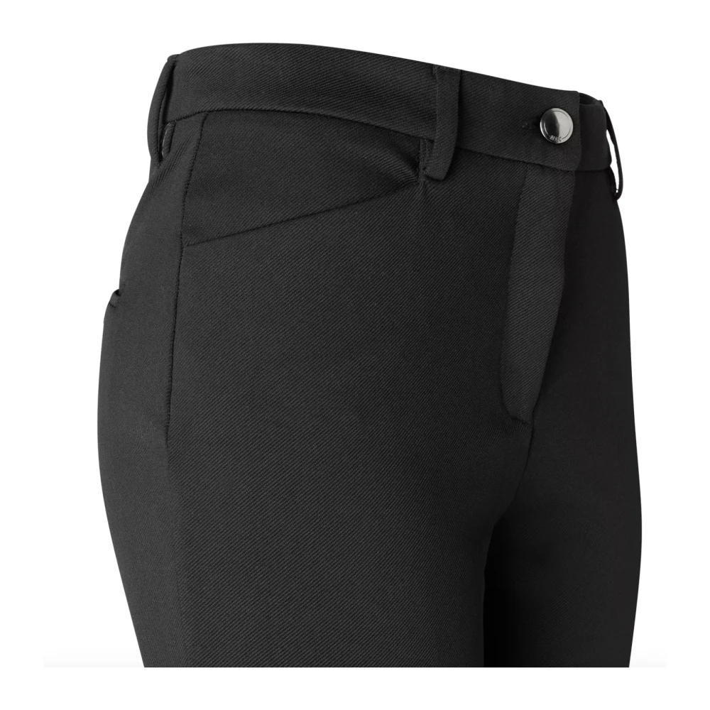 MAC Zwarte Bella Bootcut Broek Black Dames
