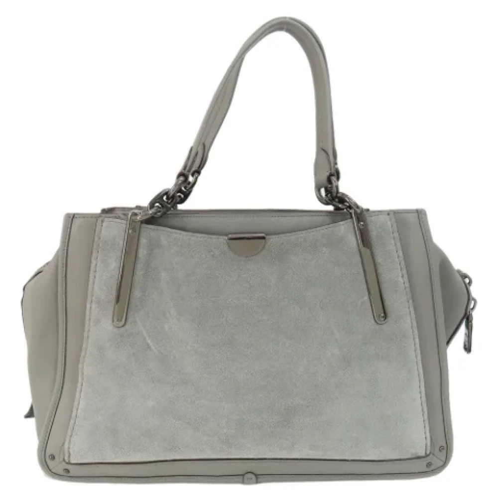 Coach Pre-owned Leather handbags Gray Dames