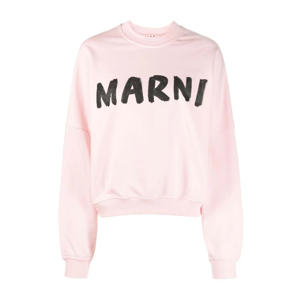 Marni Roze Sweatshirts Aw23 Dameskleding Pink Dames