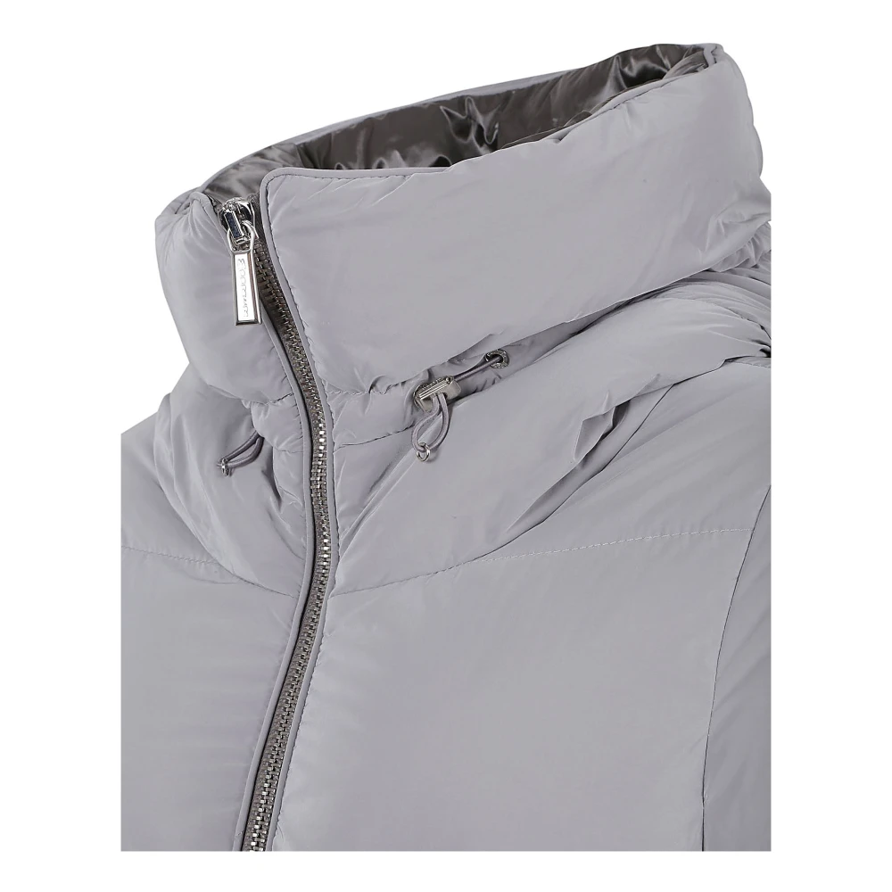 Moorer Italiaanse donsgevoerde jas Gray Dames