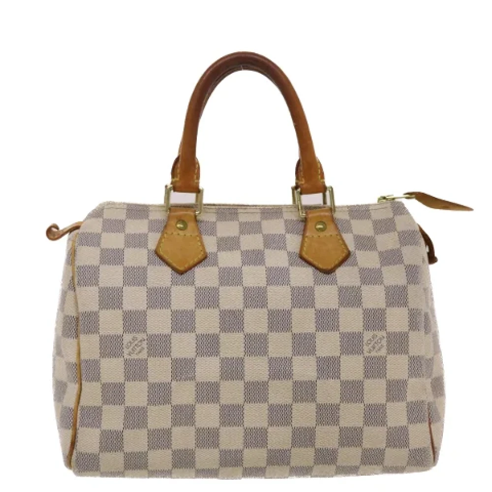 Louis Vuitton Vintage Pre-owned Canvas handbags Gray Dames